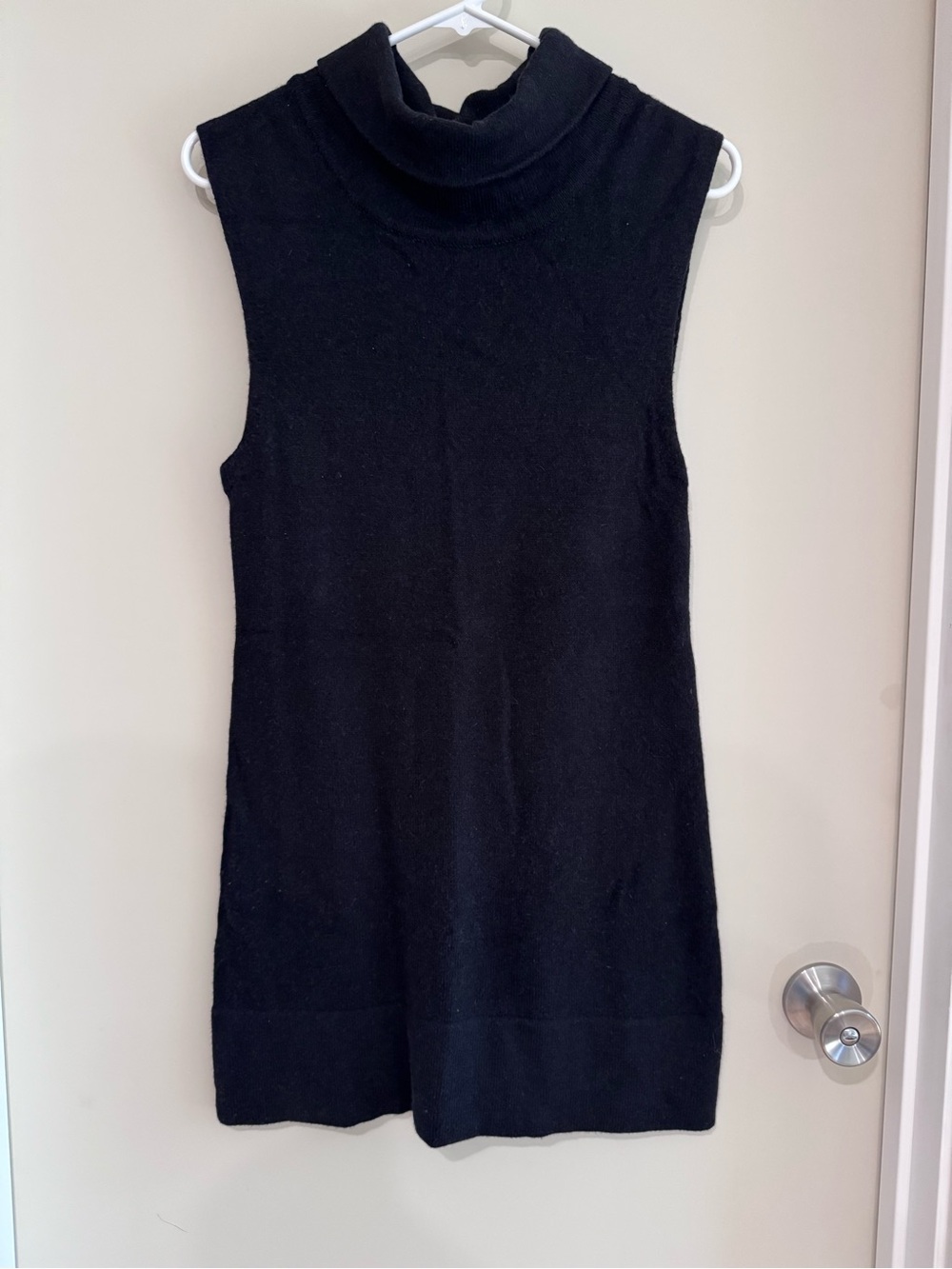 Gap Funnel Neck Sweater Dress - Black